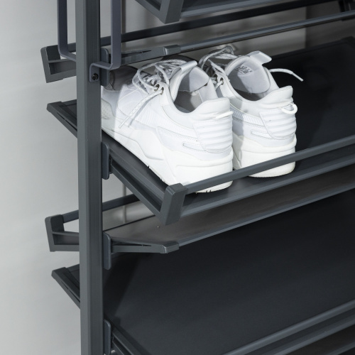 Обувная система поворотная 800 BRUNO h1037-1287 (6 полок), графит PRIME by AKS_3