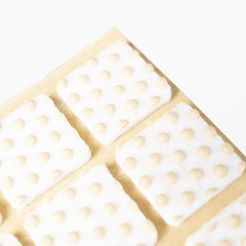 Подкладка самоприлипающая фетровая прорезиненная 20 х 20мм (1упак.=28шт), белая, Folmag_4