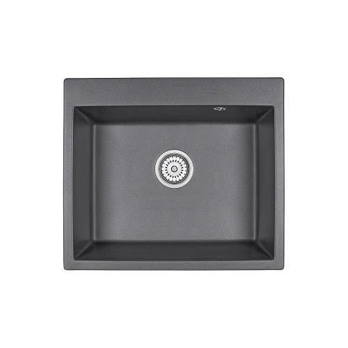 Мойка кварцевая, прямоугольная, GR-6001, 600*520мм, графит, Granula_1