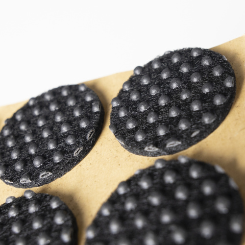 Подкладка самоприлипающая фетровая прорезиненная d30мм (1упак.=15шт), черная, Folmag_4