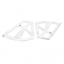 Крепление в шкаф для обуви двухрядное, белый РП