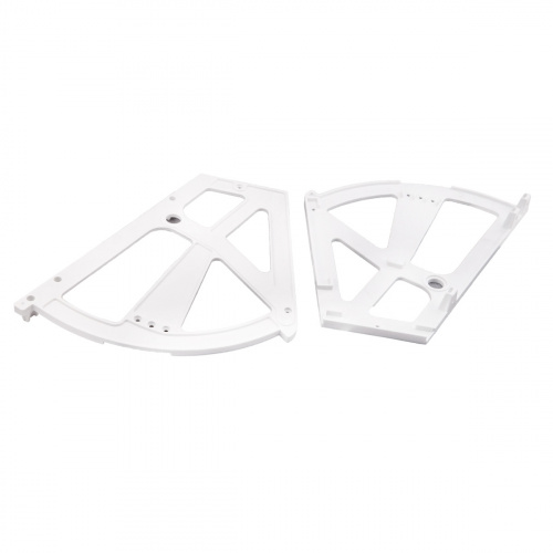 Крепление в шкаф для обуви двухрядное, белый AKS_1