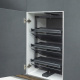 Обувная система поворотная 800 BRUNO h1037-1287 (6 полок), графит PRIME by AKS_preview_1