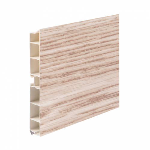 Цоколь мебельный ПВХ h=150 дуб млечный L=4000мм, РФ_1