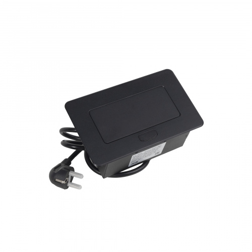 Выдвижной удлинитель Nova 4, 1 розетка, USB A + USB C, черный, AKS_3