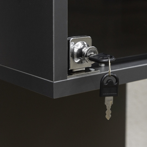 Замок для стеклянной распашной двери механический 407 AKS_3