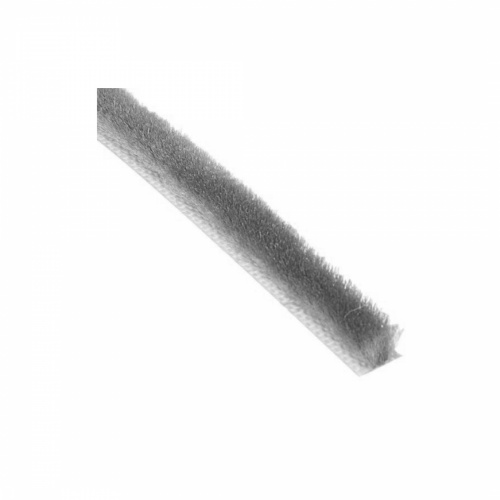 Уплотнитель щеточный самоклеящийся серый 7x5 мм AKS (5,5м)_1