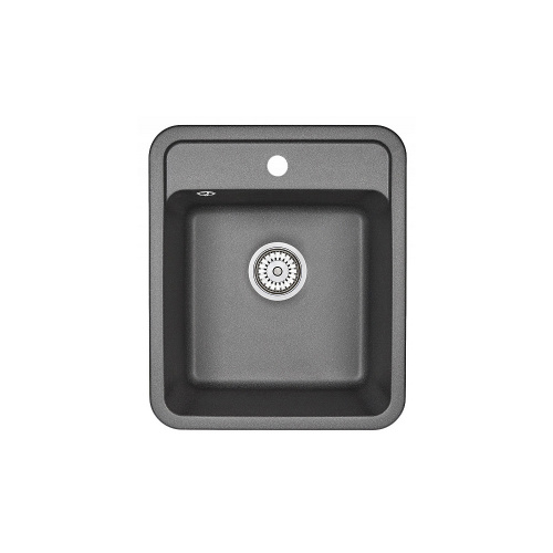 Мойка кварцевая, прямоугольная, ST-4202, 420x500мм, черный, Granula_1