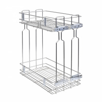 Выдвижная корзина-карго 300 крепл.боковое/универс. б/н, эф.хрома Wiexpol фотография