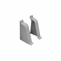 Заглушка ПВХ к плинтусу LK ZAK тёмно-серый (201) EL-MECH-PLAST Заглушка ПВХ к плинтусу LK ZAK тёмно-серый (201) EL-MECH-PLAST