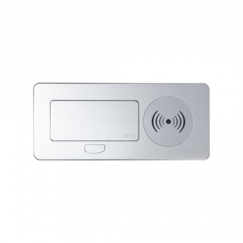 Выдвижной удлинитель Nova 5, 1 розетка, USB A + C, беспроводная зарядка, алюминий, AKS_5