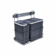 Мусорные контейнеры выдвижные 300 (1*15LT, 1*7LT), графит WIEXPOL_preview_1