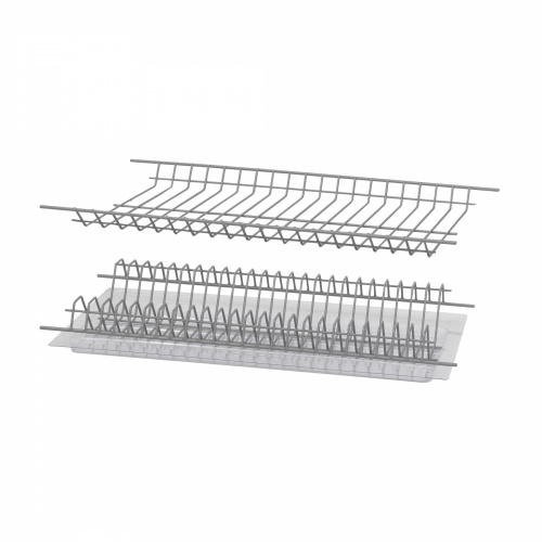 Сушка для посуды 800 MOUNT, серый AKS_1