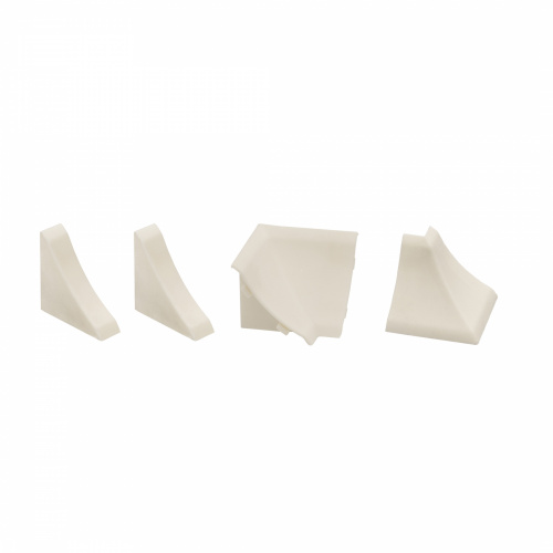 Комплект ПВХ аксессуаров к плинтусу LP кашемир (124) EL-MECH-PLAST_1