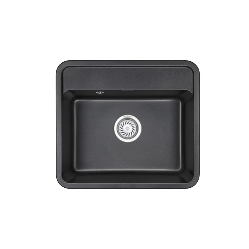 Мойка кварцевая, прямоугольная, ST-5601, 560*500мм, черный, Granula_1