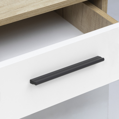 Ручка меб. скоба алюм. ENIGMA 160 черный матовый, AKS_5