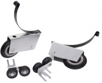 Комплект роликов SENATOR открытый для 1 раздвижной двери AKS PLUS 80 кг усиленные верхний подшипник фотография