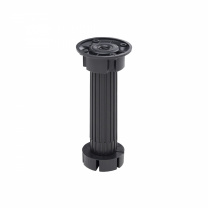 Опора кухонная пласт. h150 трехсоставная под короткий саморез, черный (1 упак. = 200 шт.) РБ Опора кухонная пласт. h150 трехсоставная под короткий саморез, черный (1 упак. = 200 шт.) РБ