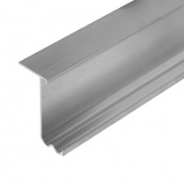 Профиль направляющая верхняя алюминиевый SUPERIOR серебро К-022 LAGUNA (L-6000) фотография