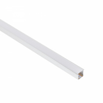 Светильник светодиодный, нарезной, 10*10мм, 8W/m, 12V, 4000K (нейтральный белый), 1.5м, алюминий, (в комплекте шнур, 2 заглушки, 2 держателя), AKS фотография