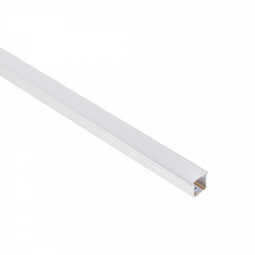 Светильник светодиодный, нарезной, 10*10мм, 8W/m, 12V, 6000K (холодный белый), 1,5м, алюминий, (в комплекте шнур, 2 заглушки, 2 держателя), AKS_1