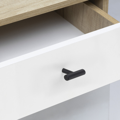 Ручка меб. кнопка мет. SNAKE черный матовый, AKS_5