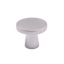 Ручка меб. кнопка мет. SOLO мат хром, AKS