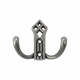 Крючок меб. двухрожковый мет. PALAZZO античное серебро AKS_preview_1