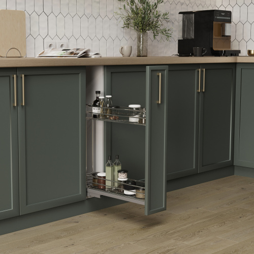 Выдвижная корзина-карго 200 NORWIG крепл.нижнее, хром AKS_4