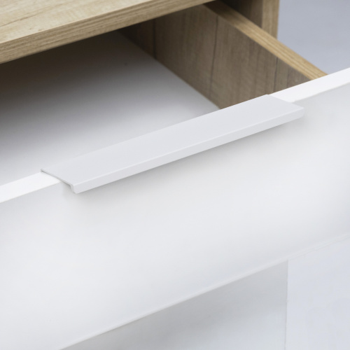 Ручка меб. накладная алюм. INSIDE 96/150 белый матовый, AKS_5