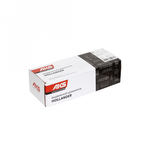 Выдвижной удлинитель Hollander, 2 розетки, 2xUSB, HDMI, LAN, черный AKS_5