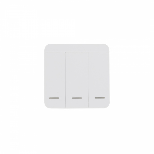 Выключатель беспроводной, с реле, 3 клавиши, белый, AKS_1