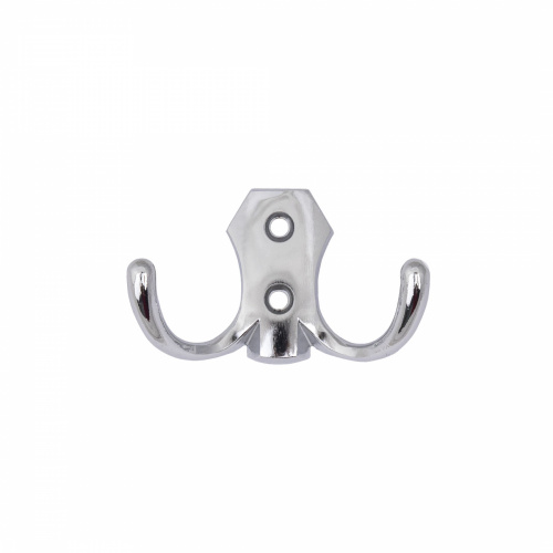 Крючок меб. двухрожковый мет. WP89 хром GRIDLI_1