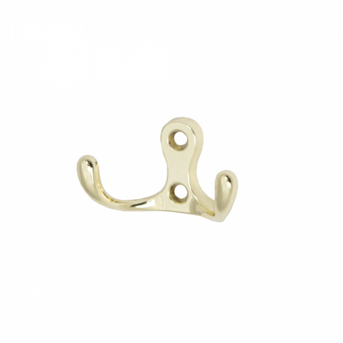 Крючок меб. двухрожковый мет. WP19 золото GRIDLI_1