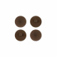 Заглушка пластик к эксцентрику орех тёмный (13) PL (упак.-1тыс.шт.)_preview_1