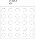 Отбойник силиконовый d10 h=1,5 AKS (лист = 25 шт.) молочный_preview_1