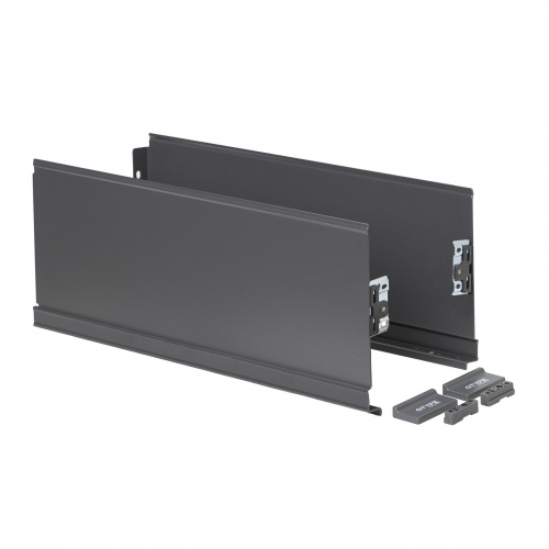 Комплект ультратонких боковин Qtype Evolution L-350 H=148 графит ДСП16мм_1