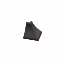 Уголок ПВХ наружный к плинтусу LР NZ тёмно-коричневый (51) EL-MECH-PLAST