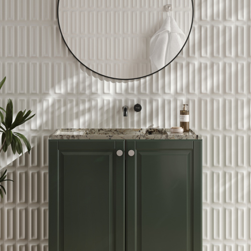 Ручка меб. кнопка мет. UNITY, белый матовый, AKS_7