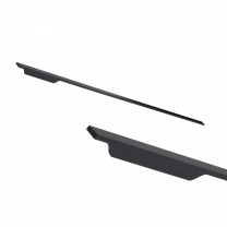 Ручка меб. скоба алюм. ANDROMEDA 1056/1200 черный матовый, AKS (левая) Ручка меб. скоба алюм. ANDROMEDA 1056/1200 черный матовый, AKS (левая)