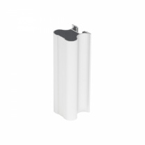 Профиль алюминиевый SENATOR белый гляней вертик. Закрытый АЛЮТЕХ (L-5300) (04.RAL9016)