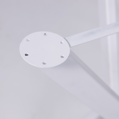 Подстолье WARG h716 под круглую столешницу, белый муар AKS_4