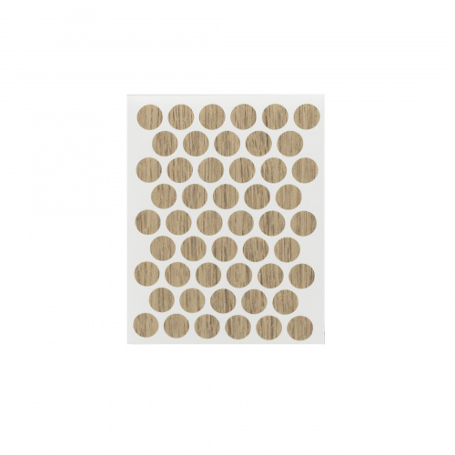 Заглушка самоприлипающая к конфирматам дуб галифакс (PC 2121) (1л=50шт) Pacific_3