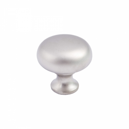 Ручка меб. кнопка мет. GP16 сатин, AKS_1