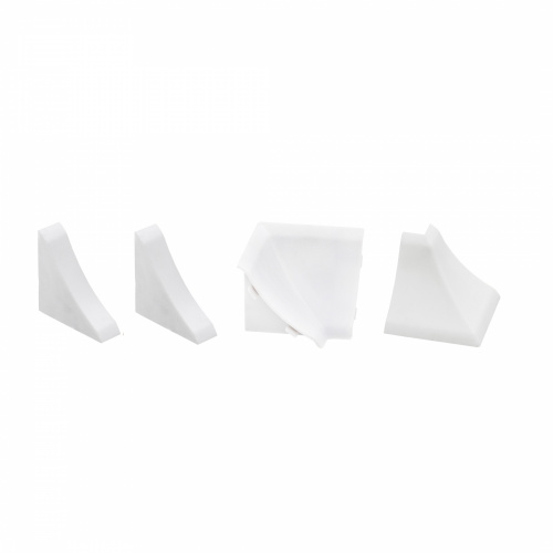 Комплект ПВХ аксессуаров к плинтусу LP белый (50) EL-MECH-PLAST_1