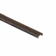 Профиль ПВХ С-18 лимба шоколадная структурный (С32) Polkemic (2.6м)_preview_1