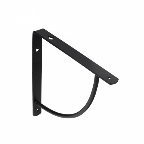 Полкодержатель мет. ORBIT 250*250*20*3, черный AKS_1