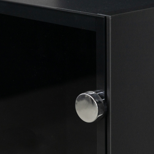 Петля д/стекла внутренняя с пружиной h0 slide-on AKS (круглая заглушка хром)_5