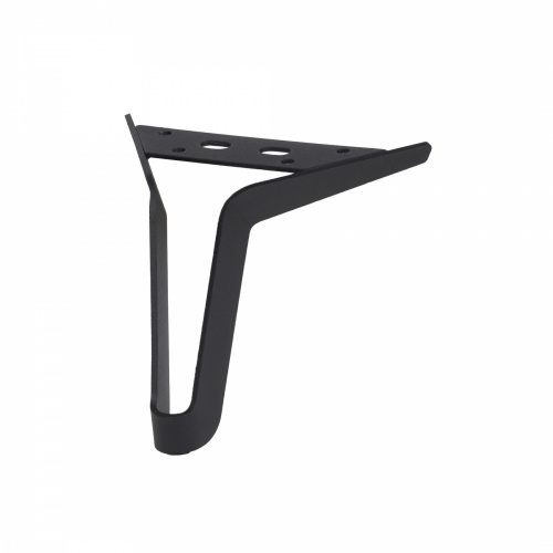 Опора меб. мет. MIRAGE h150 угловая черный муар AKS_1