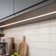 Выключатель сенсорный, с диммированием, врезной, 12V/24V, 60W/120W, синяя подсветка, цвет хром, без коннекторов, AKS_preview_1